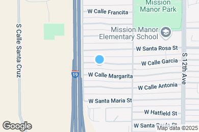 Map image of the property - 927 W Calle Garcia