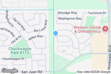 Map image of the property - 3509 Rancho Rio Way