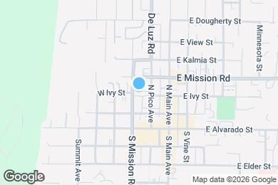 Map image of the property - 307 N Mission Rd