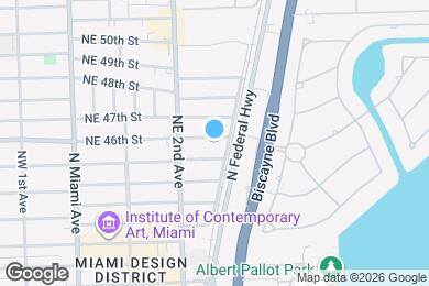 Map image of the property - 260 NE 46th St