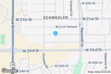 Map image of the property - 1603 W 22nd St