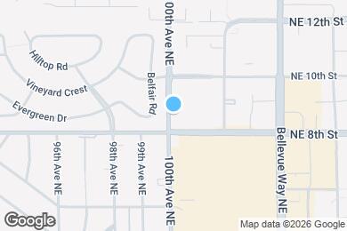 Map image of the property - 860 100th Ave NE