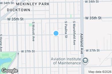 Map image of the property - 3608 S Hermitage Ave