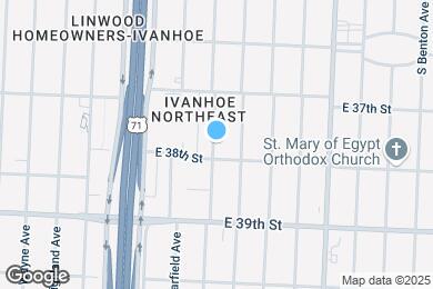 Map image of the property - 3743 Brooklyn Ave