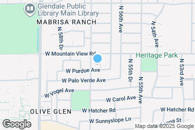 Map image of the property - 9708 N 56th Ln