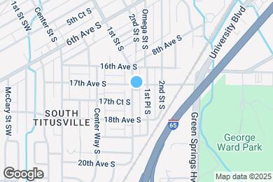 Map image of the property - 1709 1st St S