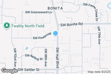 Map image of the property - 14675 SW Hall Blvd