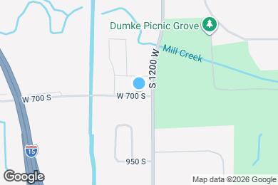 Map image of the property - 1226 W 700 S