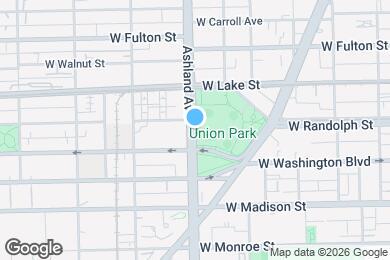 Map image of the property - 129 N Ashland Ave