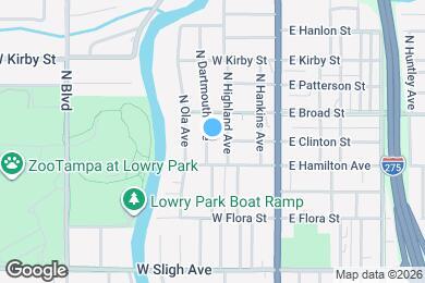 Map image of the property - 7309 N Dartmouth Ave