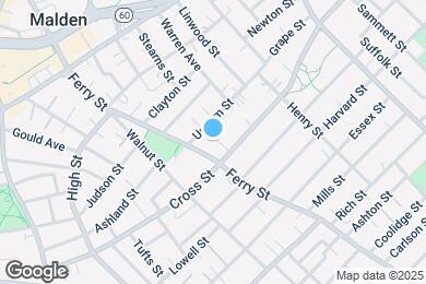 Map image of the property - 20 Benner Ave