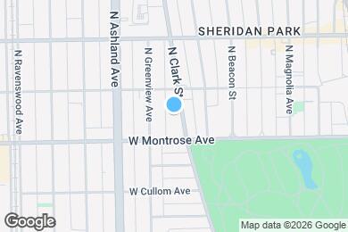 Map image of the property - 4420 N Clark St