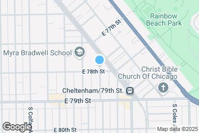 Map image of the property - 7754 S Muskegon Ave