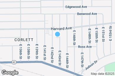 Map image of the property - 4082 E 143rd St