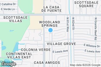 Map image of the property - 2624 N 80th Pl