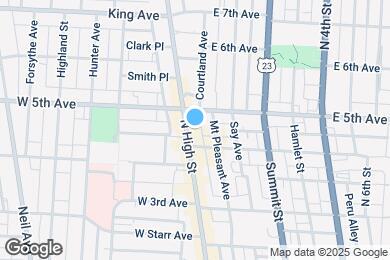 Map image of the property - 1180 N High St