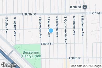 Map image of the property - 8819 S Escanaba Ave