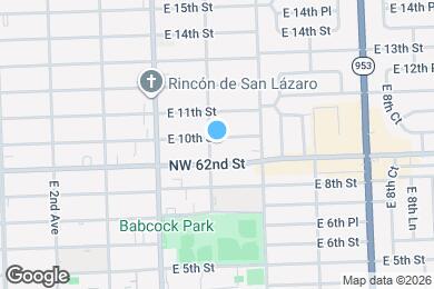 Map image of the property - 506 E 10th St