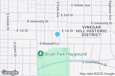 Map image of the property - 816 S Park Ave