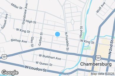 Map image of the property - 254 W King St