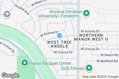 Map image of the property - 6025 W Evans Dr