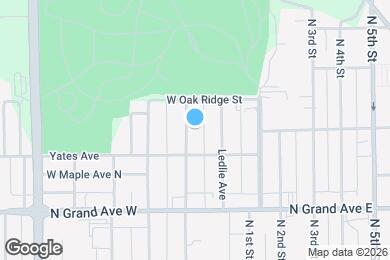 Map image of the property - 1320 N Rutledge St