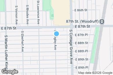 Map image of the property - 8735 S Langley Ave