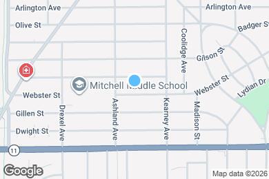 Map image of the property - 2408 Webster St