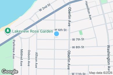 Map image of the property - 1238 W 7th St