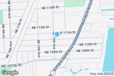 Map image of the property - 1317 NE 110th Ter