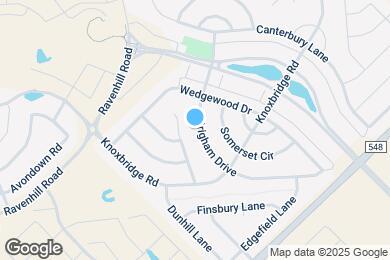 Map image of the property - 1119 Brigham Drive