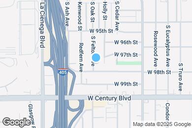 Map image of the property - 9716 Felton Ave