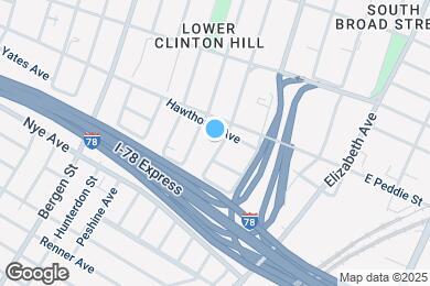 Map image of the property - 275 Ridgewood Ave