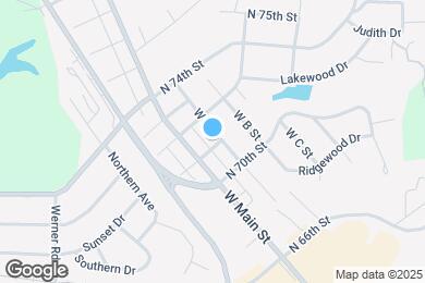 Map image of the property - 7100 W A St