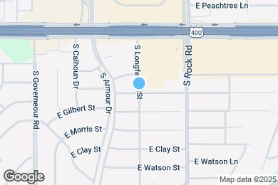 Map image of the property - 8020 E Indianapolis St