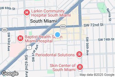 Map image of the property - Avalon South Miami Town Square
