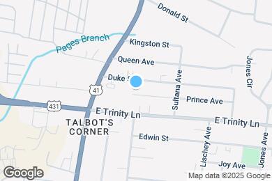Map image of the property - 203 Prince Ave
