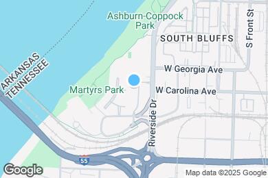Map image of the property - 717 S Riverside Dr