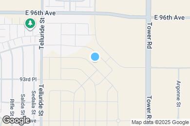 Map image of the property - 9468 Yampa St