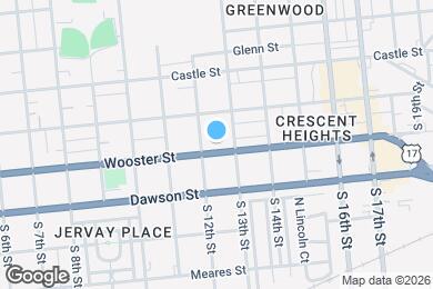 Map image of the property - 1215 Wooster St