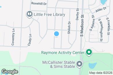 Map image of the property - 807 Canter St