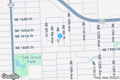 Map image of the property - 16049 NE 9th Ct