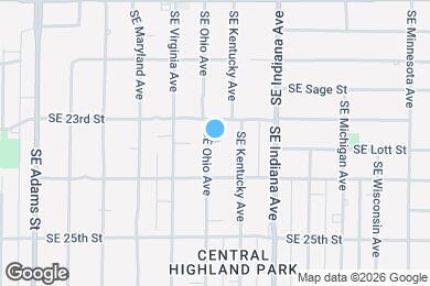 Map image of the property - 2316 SE Ohio Ave