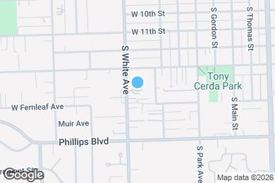 Map image of the property - 1360 S White Ave