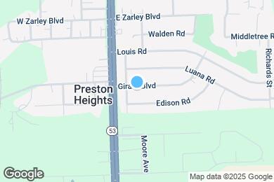 Map image of the property - 8 Girard Blvd