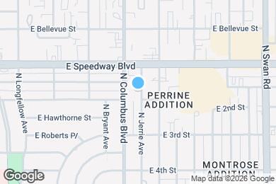 Map image of the property - Jerrie Street Apartments