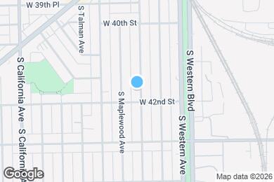 Map image of the property - 4142 S Campbell Ave