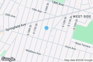 Map image of the property - 734 S 15th St
