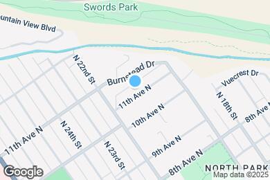 Map image of the property - 2021 11th Ave N