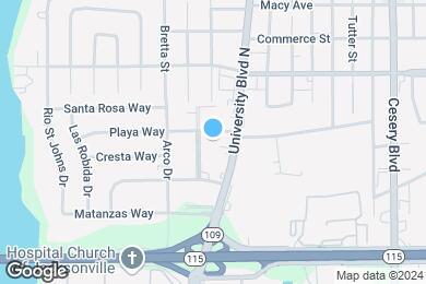 Map image of the property - Playa Way Apartments